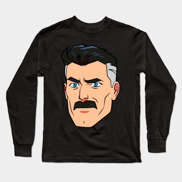 omni man Long Sleeve T-Shirt by super villain